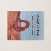 Puzzle Aquarelle Delicate Arch Moab Utah National Park (Horizontal)