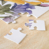 Puzzle Aquarelle des abeilles fleurs sauvages et miel (Côté)