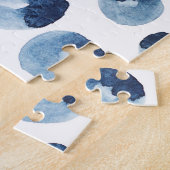 Puzzle Aquarelle dessinée à la main papier peint transpar (Côté)