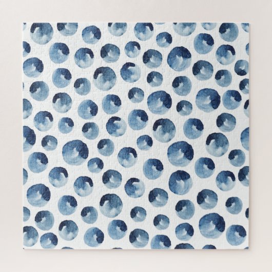 Puzzle Aquarelle dessinée à la main papier peint transpar (Vertical)