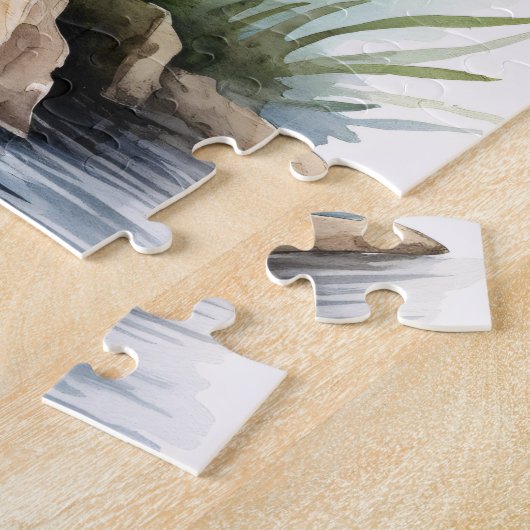 Puzzle Aquarelle d'un pélican (Côté)