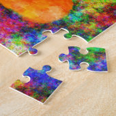 Puzzle Aquarelle Empreinte de patte de chien (Côté)