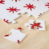 Puzzle Aquarelle étoilée - rouge (Côté)