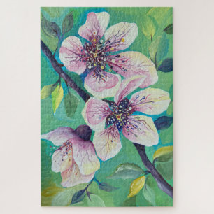 Puzzle Aquarelle Fleur de Cerisier Sakura