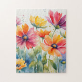 Puzzle Aquarelle Florale (Vertical)
