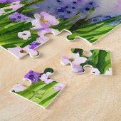 Puzzle Aquarelle florale de la chèvre de Pâques du printe (Côté)