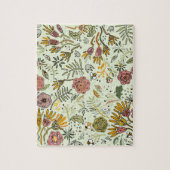 Puzzle Aquarelle Florale Fleurs d'abeille Élégante Modern (Vertical)