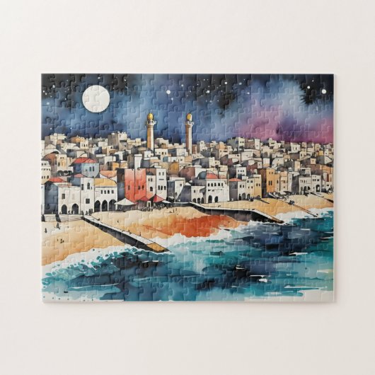 Puzzle Aquarelle Gaza 2 (Horizontal)