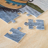 Puzzle Aquarelle grande de bateau (Côté)