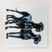Puzzle Aquarelle Great Danes (Horizontal)