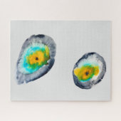 Puzzle aquarelle huîtres abstraites (Horizontal)