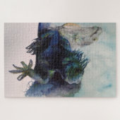 Puzzle aquarelle iguane (Horizontal)