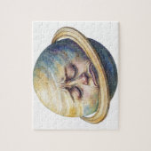 Puzzle Aquarelle Illustration céleste Saturne (Vertical)