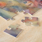 Puzzle Aquarelle Imaginaire Colorful Magic Kingdom Châtea (Côté)