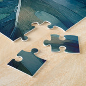 Puzzle Aquarelle Jardin hawaïen Hibiscus tropical (Côté)