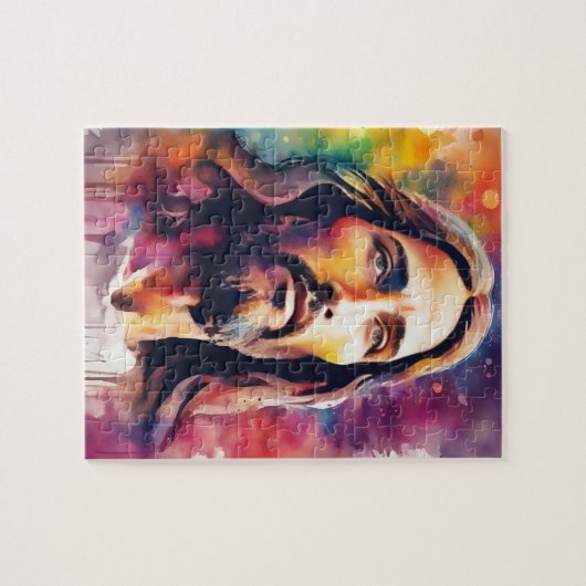 Puzzle Aquarelle Jésus (Horizontal)