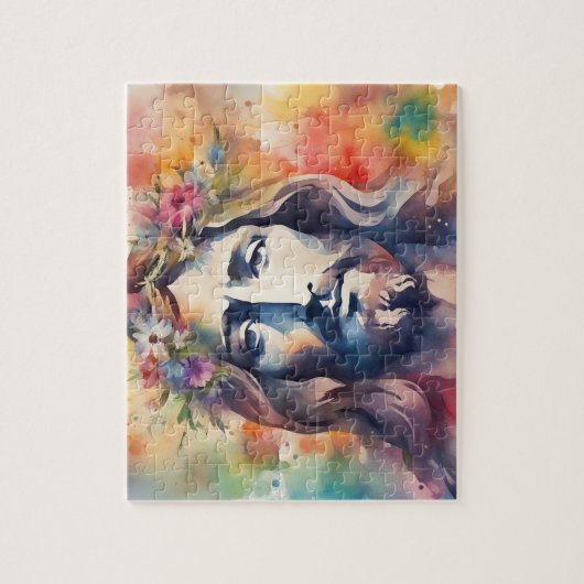 Puzzle Aquarelle Jésus (Vertical)