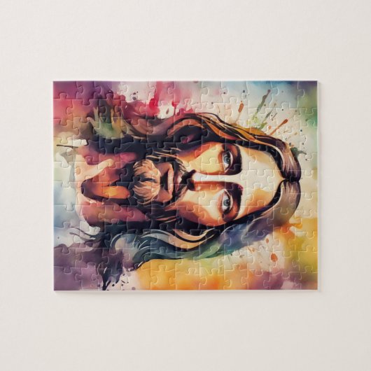 Puzzle Aquarelle Jésus (Horizontal)