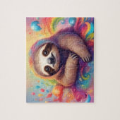 Puzzle Aquarelle Jolie fentes colorées (Vertical)