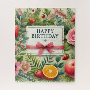 Puzzle Aquarelle Joyeux anniversaire