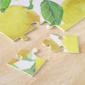 Puzzle Aquarelle juteuse : peinture citron vibrante (Côté)