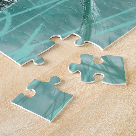 Puzzle Aquarelle Kingfisher Oiseau Nature Art (Côté)