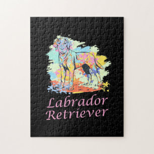 Puzzle Aquarelle Labrador Retriever