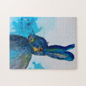 Puzzle Aquarelle lièvre lapin (Horizontal)