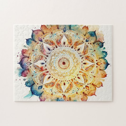 Puzzle Aquarelle Mandala (Horizontal)