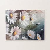 Puzzle Aquarelle marguerite mignonne motif floral (Horizontal)