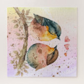 Puzzle Aquarelle Mignonne Petits Aiguilles Nature animale (Horizontal)