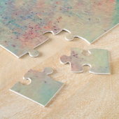 Puzzle Aquarelle - Mignons Papillons colorés - Coeurs - (Côté)