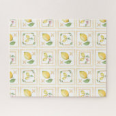 Puzzle Aquarelle moderne Citrons Motifs Arômes (Horizontal)