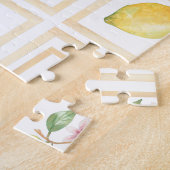 Puzzle Aquarelle moderne Citrons Motifs Arômes (Côté)