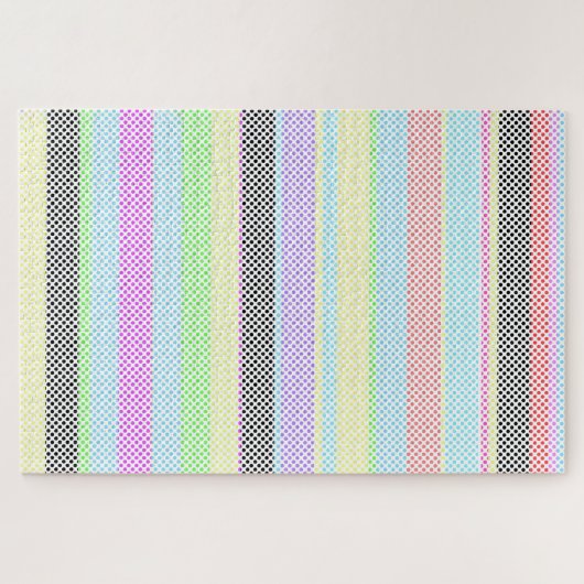 Puzzle Aquarelle moderne colorée Rainbow dégradé (Horizontal)