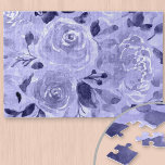 Puzzle Aquarelle monochrome violet mauve<br><div class="desc">Puzzle monochrome jigsaw avec aquarelle florale dans les tons violet et mauve. Un style Abstrait et un puzzle assez difficile pour ceux qui recherchent un peu de défi.</div>