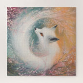 Puzzle Aquarelle Mystic Bloom Spring Fox (Horizontal)