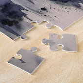 Puzzle Aquarelle - Nature Lady - Noir & Blanc (Côté)