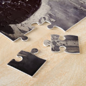 Puzzle Aquarelle - Nature Lady - Noir & Blanc (Côté)