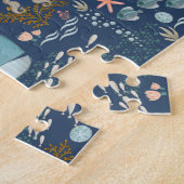Puzzle Aquarelle Océan Animaux à la recherche et à la rec (Côté)