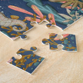 Puzzle Aquarelle Océan Kelp Forest Rechercher et trouver  (Côté)