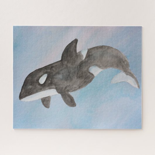 Puzzle Aquarelle Ocean Killer Whale Orca (Horizontal)