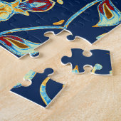 Puzzle Aquarelle orientale moquette Mandala florale (Côté)