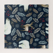 Puzzle Aquarelle Ours de Cerf Tiré (Horizontal)