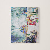 Puzzle Aquarelle Ours polaire du Père Noël (Vertical)