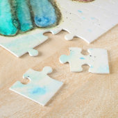 Puzzle Aquarelle - Papillons colorés - Coeurs - Doux (Côté)