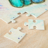 Puzzle Aquarelle - Papillons colorés Volant - Printemps (Côté)
