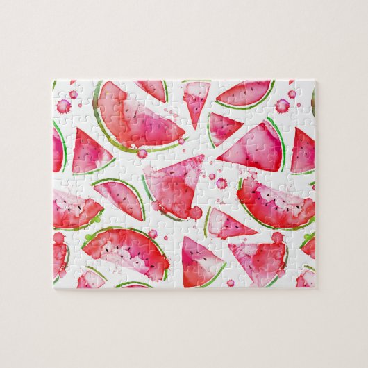 Puzzle Aquarelle pastèque 1 (Horizontal)