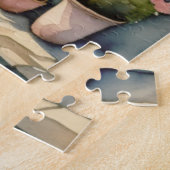 Puzzle Aquarelle Peinture de Fleur Rose Shop Paris (Côté)