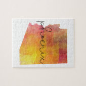 Puzzle Aquarelle Phoenix Arizona (Horizontal)